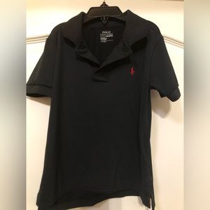 Toddler boy performance black Polo